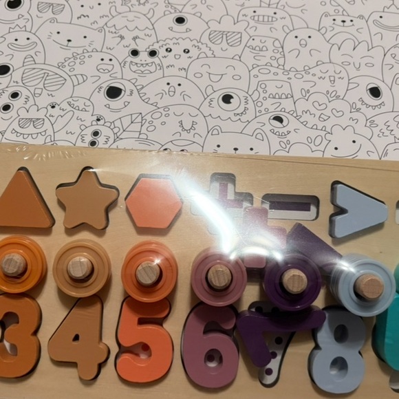 Montessori Wooden Kids Math toy - Picture 2 of 6